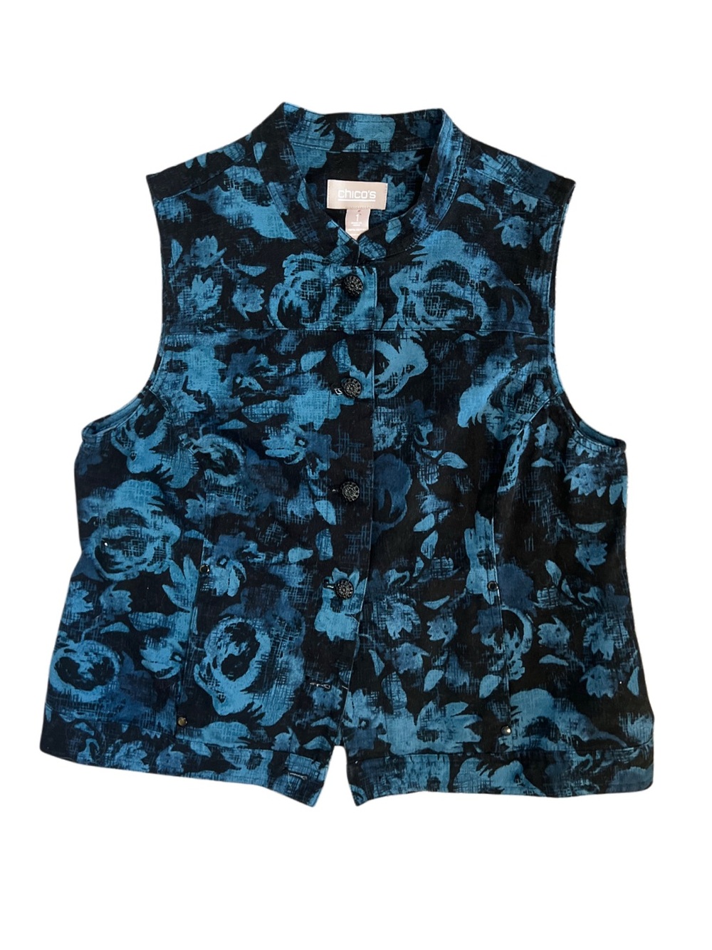 Grunge Whimsy Chico’s Vest